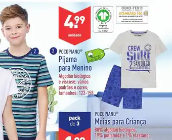 ALDI Pijama para Menino promoção