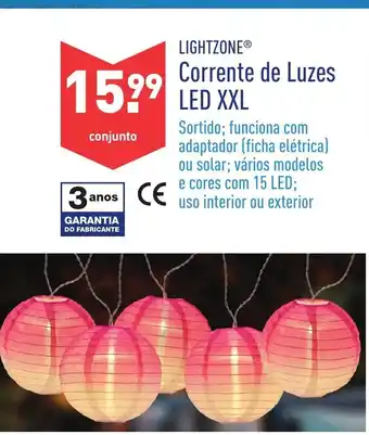 ALDI Corrente de Luzes LED XXL promoção