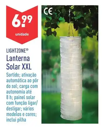 ALDI Lanterna Solar XXL promoção