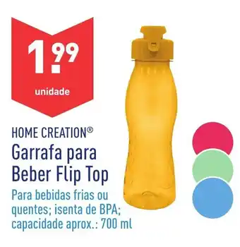 ALDI Garrafa para Beber FLip Top 700ml promoção