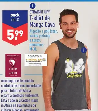 ALDI T-Shirt de Manga Cava M-XL promoção