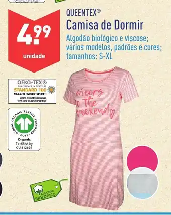 ALDI Camisa de Dormir S-XL promoção