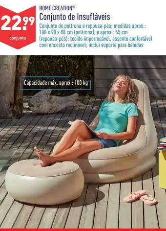 ALDI Conjunto de Insufláveis 100kg promoção