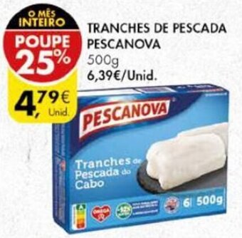 Pingo Doce Tranches de Pescada Pescanova 500g promoção