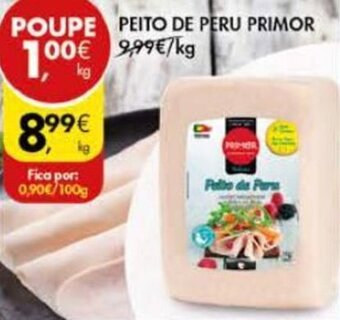 Pingo Doce Peito de Peru Primor promoção