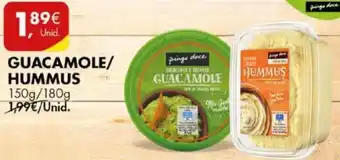 Pingo Doce Guacamole / Hummus 150g / 180g promoção