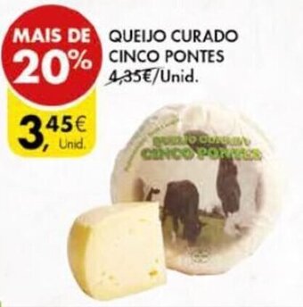Pingo Doce Queijo Curado Cinco Pontes promoção