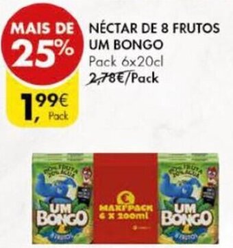 Néctar de 8 Frutos Um Bongo 6 x 20cl