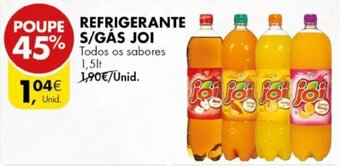 Pingo Doce Refrigerante s/Gás Joi 1,5lt promoção