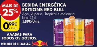 Pingo Doce Bebida Energética Editions Red Bull 25cl promoção