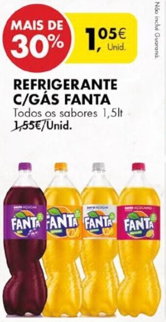 Pingo Doce Refrigerante c/Gás Fanta 1,5lt promoção