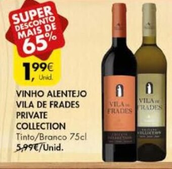 Vinho Alentejo Vila de Frades Private Collection 75cl