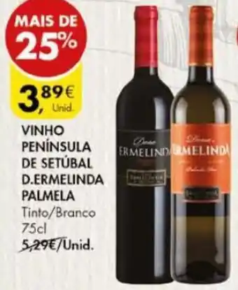 Pingo Doce Vinho Península de Setúbal D.Ermelinda Palmela 75cl promoção