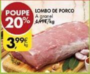 Pingo Doce Lombo suíno promoção