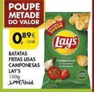 Pingo Doce Batata chips lay's promoção