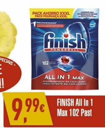 Miranda Supermercados Detergente finish promoção