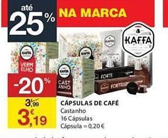 E.Leclerc Cápsulas de café kaffa promoção