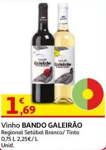 Vinho Bando Galeirão 0,75 L 2,25€/ L