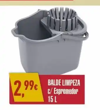 Balde com escorredor