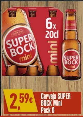 Miranda Supermercados Cerveja super bock promoção