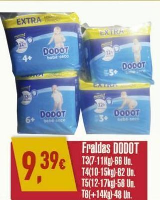 Miranda Supermercados Fraldas dodot promoção