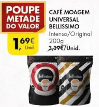 Pingo Doce Café Moagem Universal Bellissimo 200g promoção