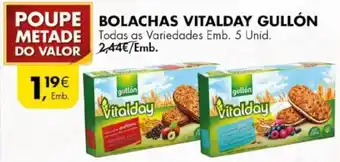 Pingo Doce Bolachas Vitalday Gullón 5 unid. promoção