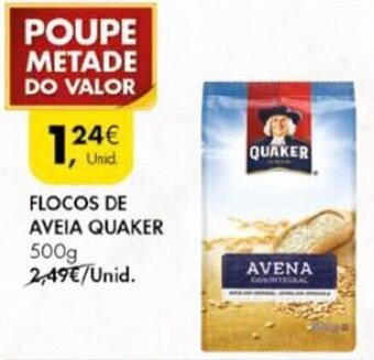 Pingo Doce Flocos de Aveia Quaker 500g promoção