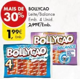 Pingo Doce Bollycao com Leite / Balance 4 unid. promoção