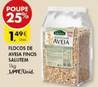 Pingo Doce Flocos de Aveia Finos Salutem 1kg promoção