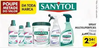 Pingo Doce Sanytol Spray Multisuperfícies 750ml promoção