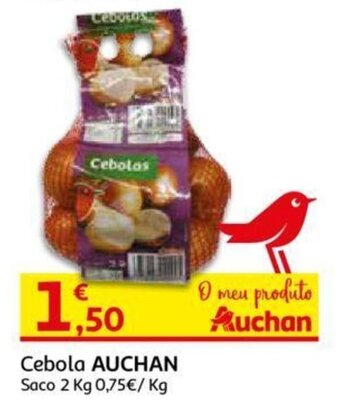 Auchan Cebola Auchan Saco 2 kg promoção