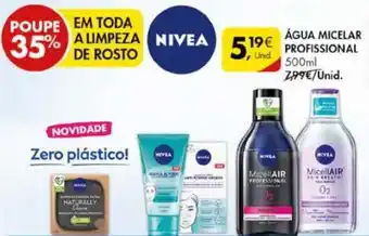 Pingo Doce Nivea Água Micelar Professional 500ml promoção