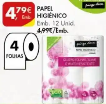 Pingo Doce Papel Higiénico Pingo Doce 12 unid. promoção