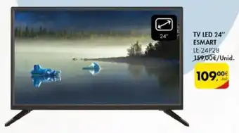 Pingo Doce E-Smart TV LED 24" promoção