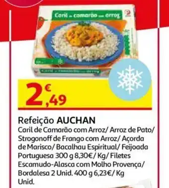 Auchan Refeição Auchan promoção