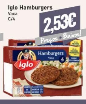 Belita Hambúrguer iglo promoção