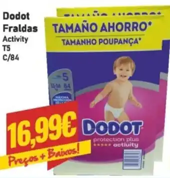 Belita Dodot Fraldas Activity T5 c/84 promoção