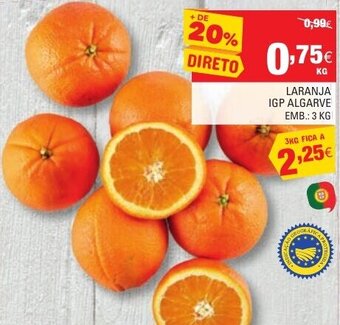 Continente Laranja IGP Algarve 3kg promoção