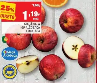 Continente Maçã Gala IGP Alcobaca Emabalada promoção