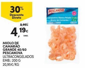 Continente Bom dia Camarão pescanova promoção