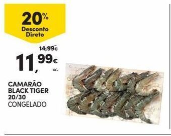 Continente Bom dia Camarão congelado promoção