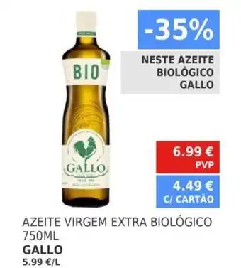 Minipreço Azeite Virgem Extra Biológico Gallo 750ml promoção