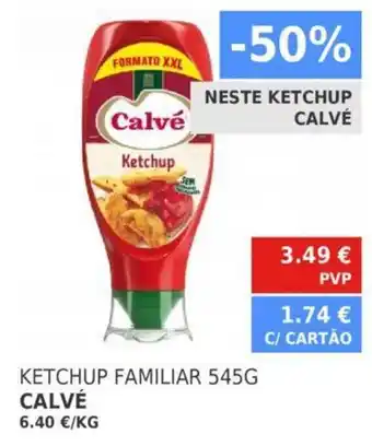 Minipreço Ketchup Familiar 545g Calvé promoção