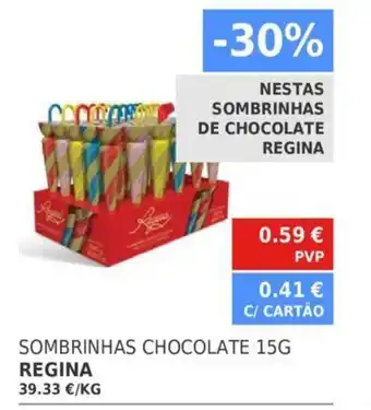 Sombrinhas Chocolate 15g Regina