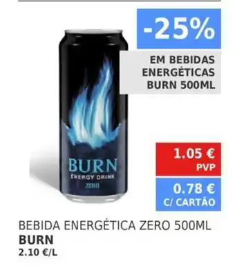 Minipreço Bebida Energética Zero 500ml Burn promoção