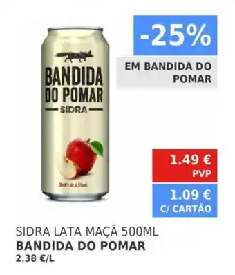 Minipreço Sidra Lata Maçã 500ml Bandida do Pomar promoção