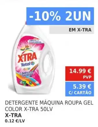 Detregente Máquina Roupa Gel Color X-Tra 50LV X-TRA