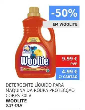 Minipreço Detergente Líquido para Máquina Roupa Protecção Cores 30LV WOOLITE promoção