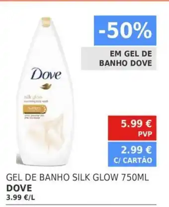 Gel de Banho Silk Glow 750ml DOVE